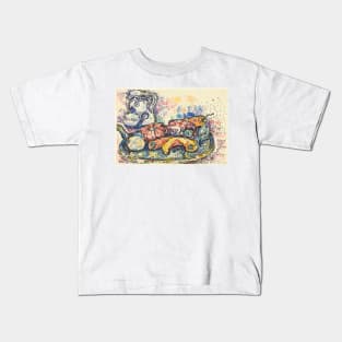 Still Life with Jug by Paul Signac Kids T-Shirt